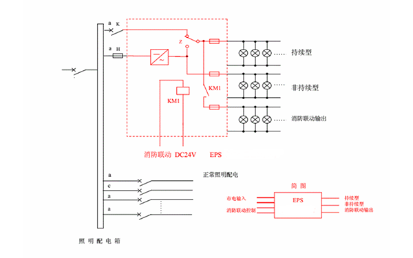 图：照明型混合接线图